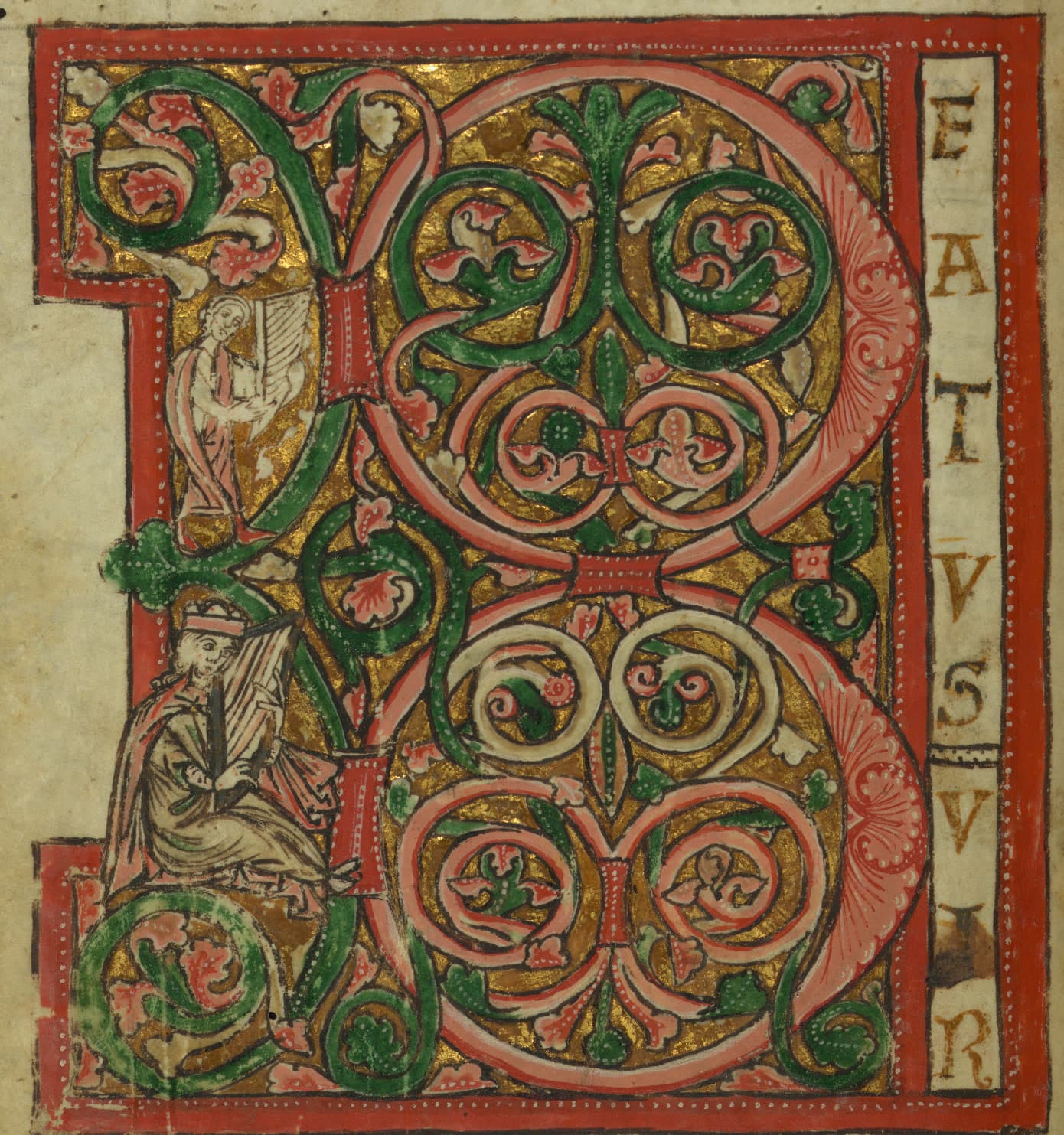 The Beatus Vir Initial