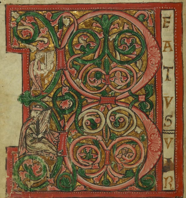 The Beatus Vir Initial, Unknown Rhineland illuminator