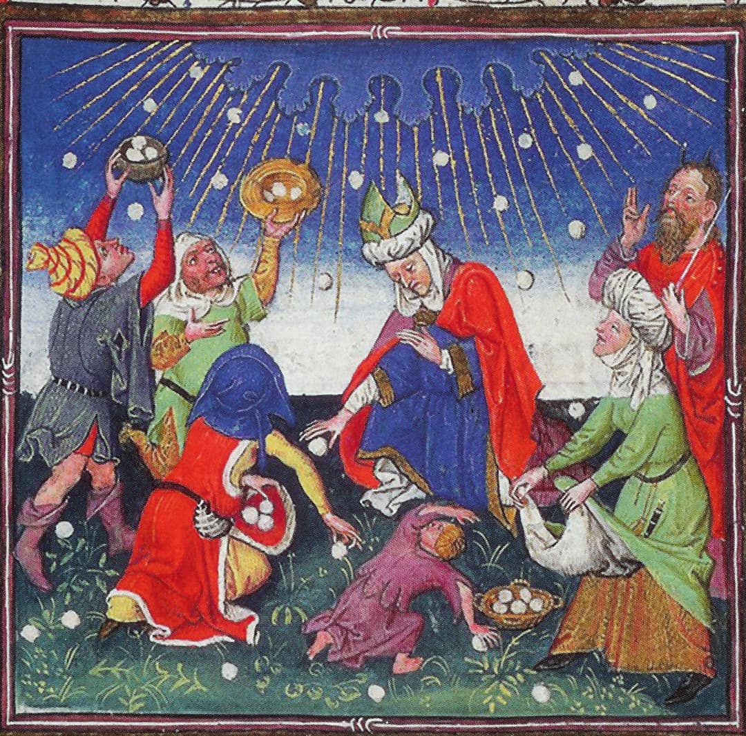 The Gathering of the Manna, The Master of Catherine of Cleves