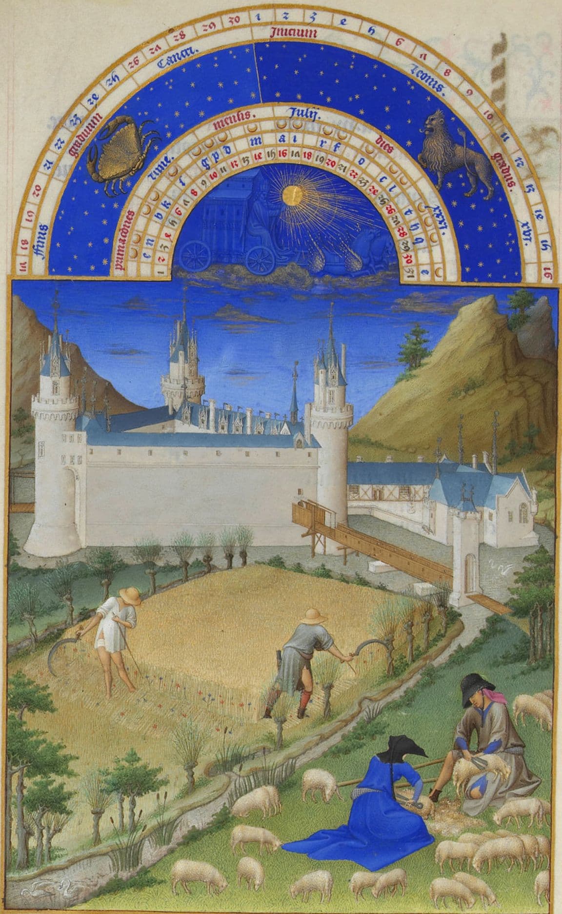 July — Shearing and Harvest at Poitiers