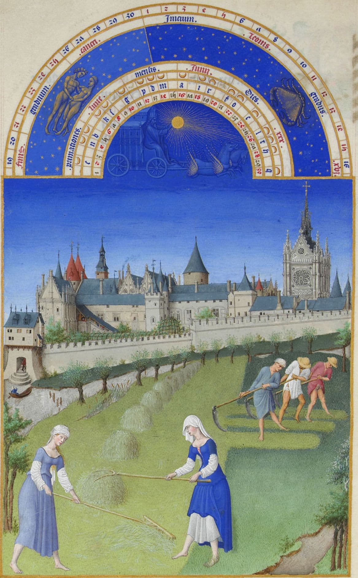 June — Haymaking Before the Sainte-Chapelle