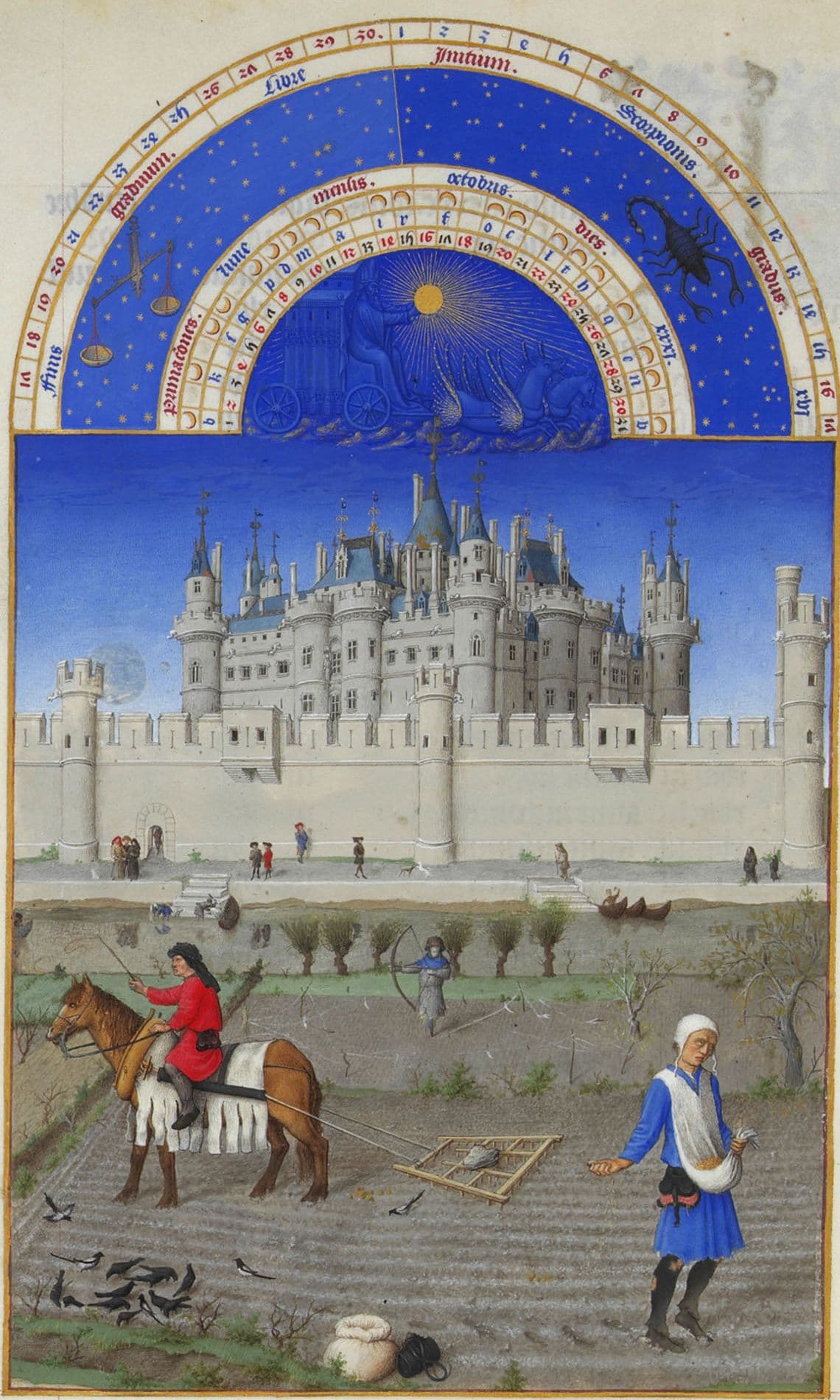 October — Sowing Before the Louvre